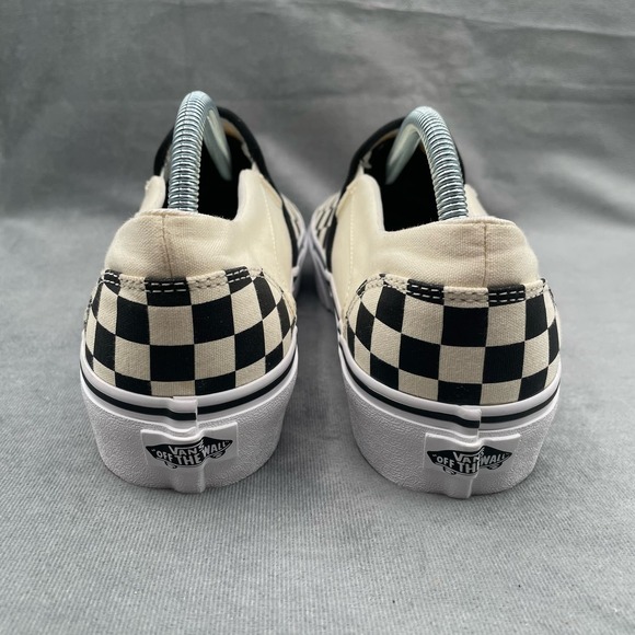 Vans Women’s Asher Checkerboard Platform Sneakers Slip On Shoes Size 11 - Picture 6 of 10